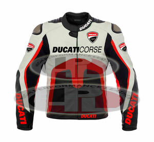 海外 送料込み 　高品質　ドゥカティ・コルセ Ducati Corse レーシングレザージャケット　MOTOGP サイズ各種　レプリカ　7