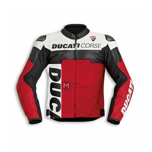 海外 送料込み 　高品質　ドゥカティ・コルセ Ducati Corse レーシングレザージャケット　MOTOGP サイズ各種　レプリカ 20