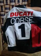 海外 送料込み 　高品質　ドゥカティ・コルセ Ducati Corse レーシングレザージャケット　MOTOGP サイズ各種　レプリカ　4_画像2