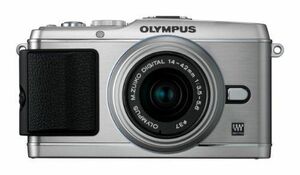 OLYMPUS ミラーレス一眼 PEN E-P3 レンズキット シルバー E-P3 LKIT SLV