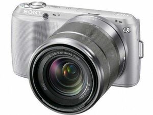  Sony SONY беззеркальный однообъективный зеркальный α NEX-C3 zoom линзы комплект серебряный NEX-C3K/S