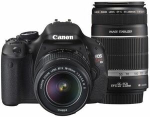 Canon デジタル一眼レフカメラ EOS Kiss X5 ダブルズームキット EF-S18-55ｍｍ/EF-S55-250ｍｍ付属 KIS