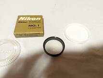 カメラ　NIKON ニコン　NO.1 CLOSE-UP　NIKKOR　ジャンク　レトロ　昭和　一眼　レンズ　52ＭＭ_画像1