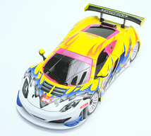 ミニッツレーサー用ホワイトボディ　マクラーレン12C GT3塗装済完成品　送料無料_画像1