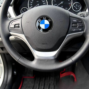 高品格♪ BMW サテンシルバー ステアリング カバー F30 アクティブハイブリッド3 スポーツ モダン ラグジュアリー 3シリーズ