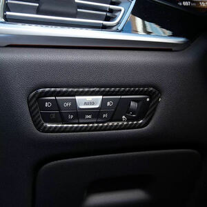 スポーティ全開♪♪ BMW カーボン ルック ヘッドライト スイッチ リング G06 X6 xDrive35d xDrive35dMスポーツ M50i X6シリーズ