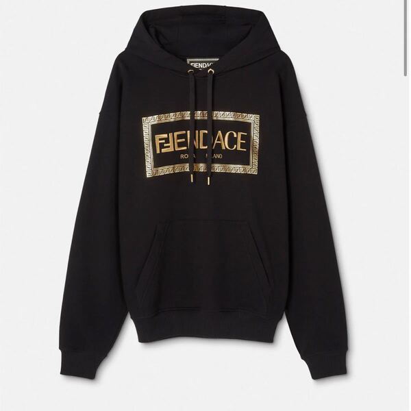 フェンダーチェ fendace パーカー 黒 Lサイズ