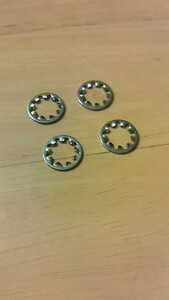 . washer M6 screw for made of stainless steel inside tooth form 4 piece 