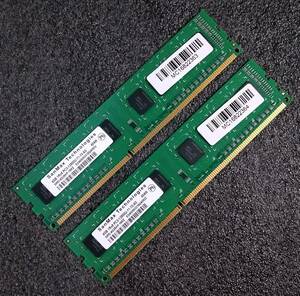 【中古】DDR3メモリ 8GB[4GB2枚組] SanMax SMD-4G28HP-16KZ [DDR3-1600 PC3-12800] 