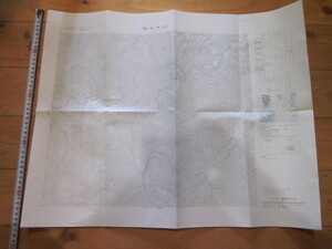 古地図　陸中大川　2万5千分の1地形図◆昭和４６年◆岩手県