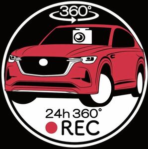 車種やカラーリングの変更承ります　マツダ　cx-60 ドラレコ　ドライブレコーダー　ステッカー　カッティングステッカー