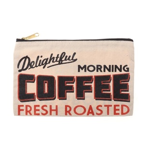 M.N.DAVIS&SON Coffee Sack CANVAS POUCH Vintage coffee bag pouch canvas clutch bag retro 