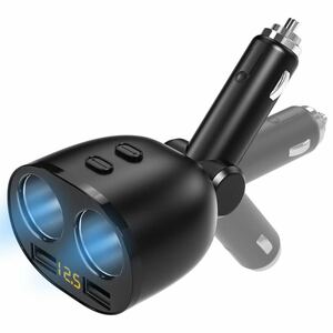  two .. cigar socket attaching USB car charger 