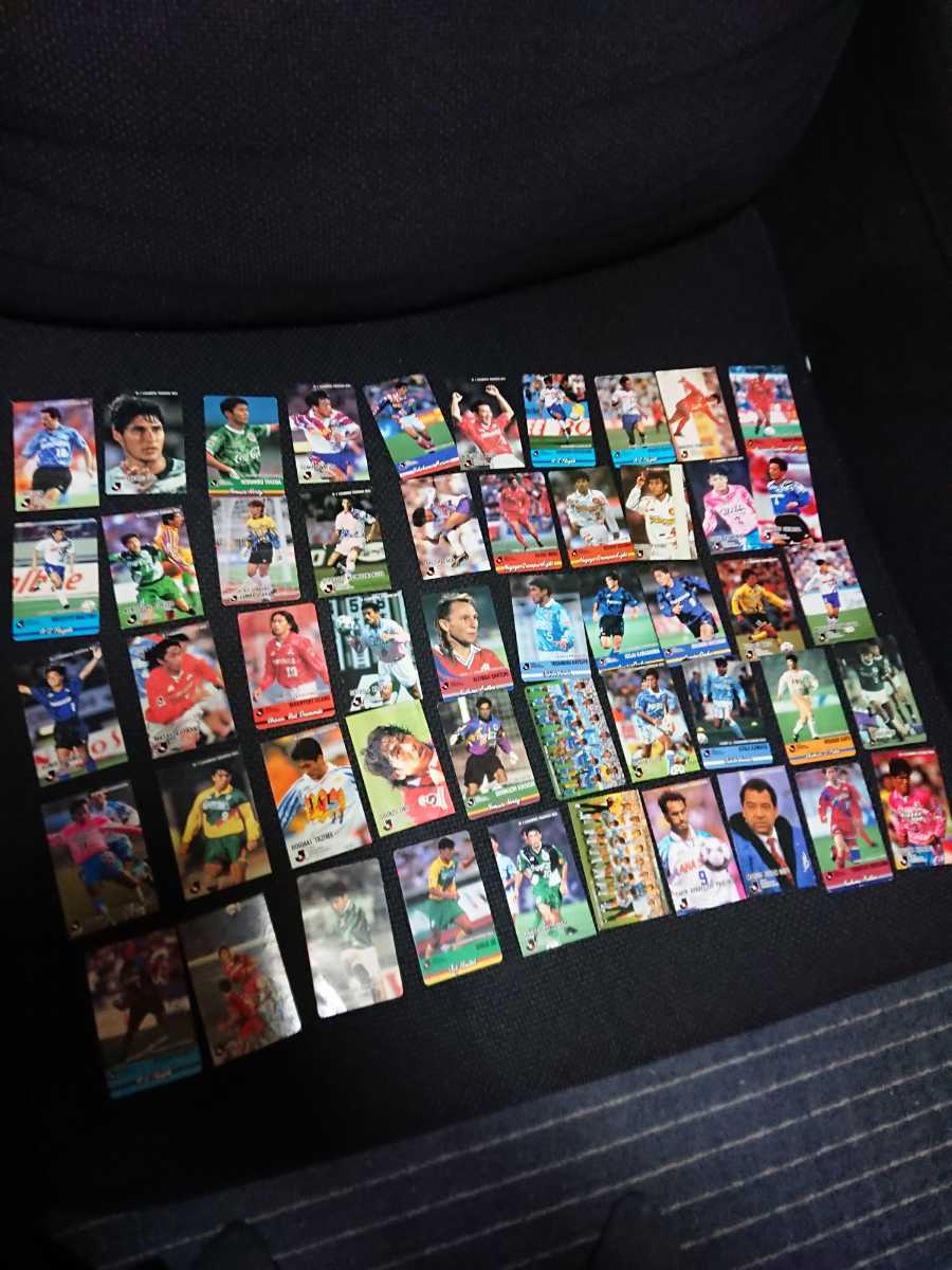 セール中の割引商品 Jリーグカード　1994年～1995年　44枚まとめ売り カード