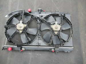 AD ラジエーター 電動ファンモーター 純正 VFY11 即決 平成13年 QG15DE 4AT 2WD 21460-4M703