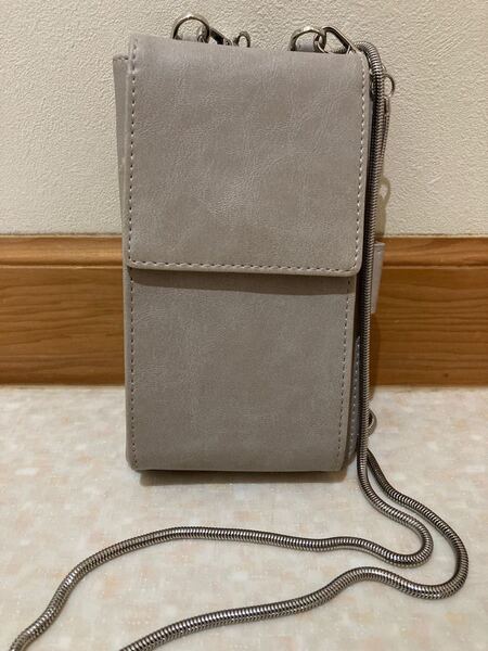 スマホポーチ 財布 クロスボディウォレット 財布一体型スマホホルダー スマホポーチ キーリング付き お手軽 お出かけ 貴重品