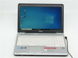 中古/15型/ノートPC/Windows10/新品SSD256GB/4GB/i3　M330/TOSHIBA　BX/51L　MS office2021ProPlus搭載　即使用可　動作品