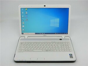 カメラ内蔵/中古/15.6型/ノートPC/Windows10/SSD128GB/4GB/AMD　E-450/FMV　AH40/E　新品無線マウス　HDMI　MS office2021ProPlus搭載　