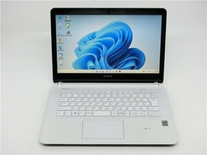 カメラ内蔵/中古/14型/ノートPC/Win11/爆速新品SSD256/8GB/Pentium3556U/SONY　SVF1431A1J MS Office2021搭載　動作良品　HDMI/USB3.0