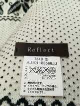 Reflect（リフレクト）ウール50白色マフラー_画像7