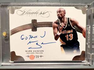 最高級版直書/20 Auto 13 Panini Flawless Mark Jackson マーク・ジャクソン 直筆 サイン バスケ Pacers NBA All-star アシスト王 次期 HOF