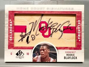 激レア選手直書 Auto Upper Deck Mookie Blaylock ムーキー・ブレイロック サイン バスケ Panini All-star All-defensive NBA スティール王