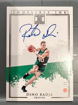 激レア最高級版直書/99 Auto 19 Panini Impeccable Dino Radja ディノ・ラジャ サイン バスケ Celtics NBA ユニフォーム 2018 Hall of Fame_画像1