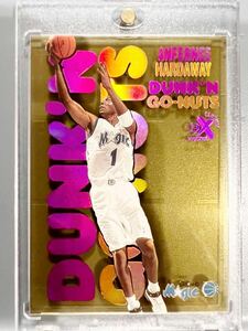 1:720 超絶レア 1998-99 E-X Century DUNK'N GO-NUTS Anfernee Hardaway ペニー・ハーダウェイ NBA Magic ユニフォーム Panini バスケ