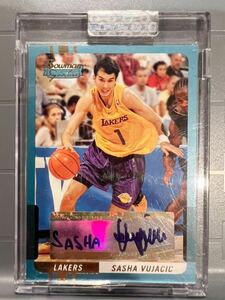 激レア名選手/169 RC Auto 04 Topps Sasha Vujacic サーシャ・ブヤチッチ NBA ルーキー サイン Lakers レイカーズ Panini バスケ 優勝