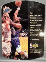 人気最高級シリーズ 98 Upper Deck SPX Karl Malone カール・マローン NBA Jazz Panini バスケ All-star Jordan ジョーダン ライバル HOF_画像2