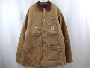 Carhartt カーハート ミシガンチョアコート(メンズ XL)ブラウン ダック カバーオール ブランケットライナー