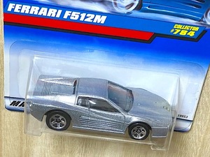 即決! 1998 ホットウィール ☆ フェラーリ F512M シルバー ５スポーク FERRARI F512M 