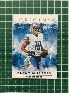 ★PANINI 2020 NFL ORIGINS #25 KENNY GOLLADAY［DETROIT LIONS］ベースカード「BASE」★