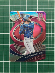 ★PANINI MLB 2021 SPECTRA #54 ANDREW BENINTENDI［KANSAS CITY ROYALS］「VETERANS」NEON PINK DIE-CUT パラレル版 35枚限定★