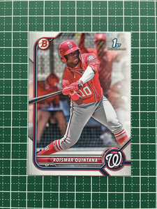 ★TOPPS MLB 2022 BOWMAN #BP-83 ROISMAR QUINTANA［WASHINGTON NATIONALS］ベースカード「PAPER PROSPECTS」「1st」★