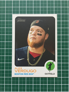 ★TOPPS MLB 2022 HERITAGE #81 ALEX VERDUGO［BOSTON RED SOX］ベースカード「BASE」★