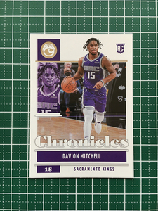 ★PANINI 2021-22 NBA CHRONICLES #42 DAVION MITCHELL［SACRAMENTO KINGS］ベースカード「CHRONICLES」ルーキー「RC」★