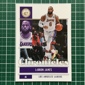 ★PANINI 2021-22 NBA CHRONICLES #4 LEBRON JAMES［LOS ANGELES LAKERS］ベースカード「CHRONICLES」★の画像1