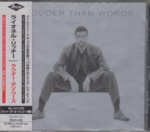 ライオネル・リッチー 　Lionel Richie / Louder Than Words ★中古盤 /PHCR-1430/220929