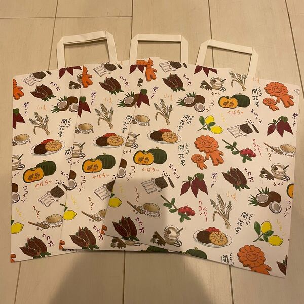 カイカイキキ となりの開花堂 ショップ袋 紙袋 ショッパー 送料込