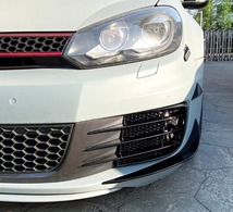 ★☆【激安!!】フォルクスワーゲン VW ゴルフ MK6 MK7 GTI GTD カナード フロントバンパー フロントカウル 4pcs 左右セット 選択可能!☆★_画像4