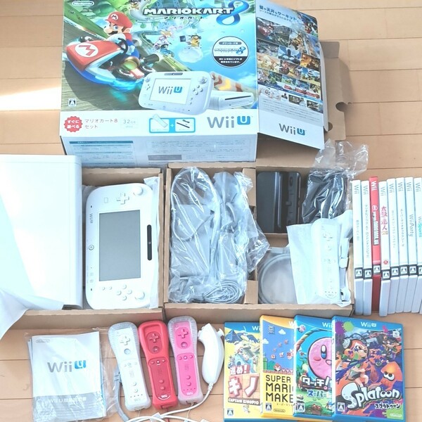 Wii U　 マリオカート8セット　他ソフト14本セット