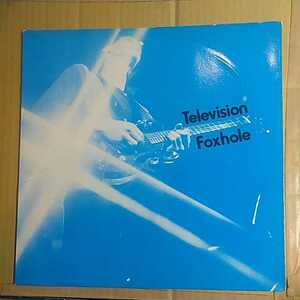 TELEVISION「foxhole」英12EP 1978年初回青ジャケ赤盤★★ny punk velvet underground patti smithテレヴィジョンテレビジョン