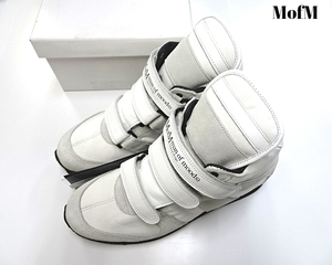 2 ¥31,500 未使用【MofM(man of moods) マンオブムーズ スニーカー シューズ MOFM-AC038 WHT】