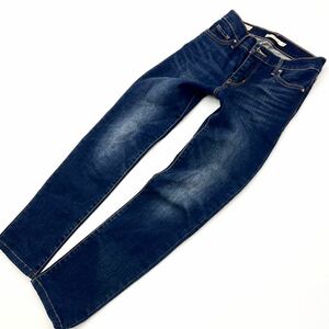 リーバイス ☆ LEVIS 312 シェイピングスリム ストレッチ ジーンズ デニムパンツ ボトムス W26 インディゴ 自然な色落ち♪■Ja4905