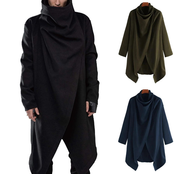 上品 transvestite マントコート 黒 FREE SIZE ポンチョ - ラッド