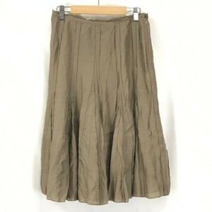 SONIA RYKIEL★膝丈スカート【Women's size-L/40/Beige/ベージュ】Skirts◆BG965