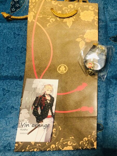 刀剣乱舞 ワイン ボトルアクセサリー カード 南泉 一文字
