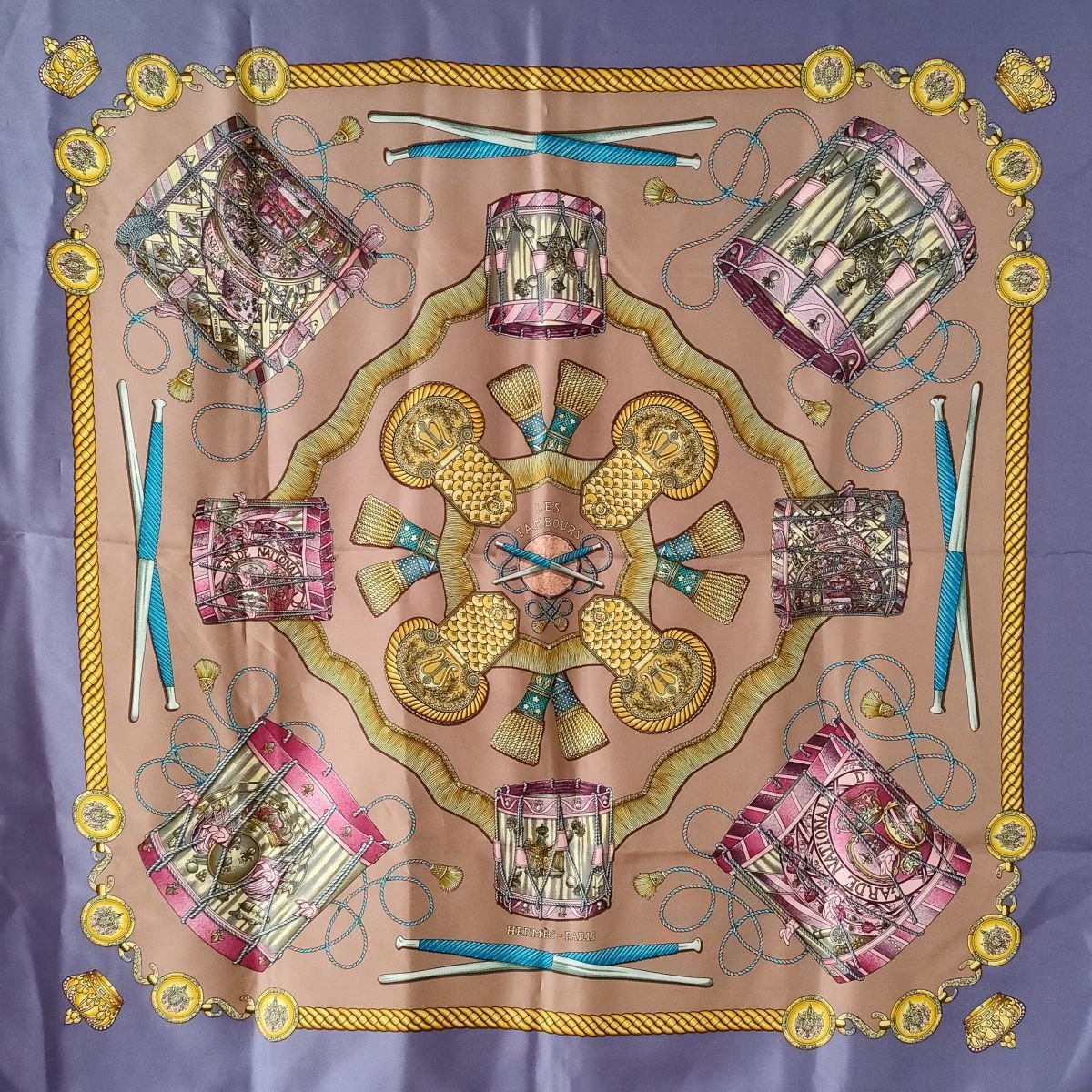 ヤフオク! -エルメス les tambours タンブールの太鼓 カレ90の中古品