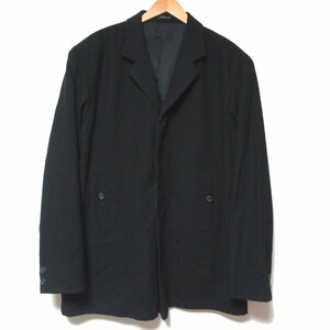  прекрасный товар первый период Vintage круг знак бирка Yohji Yamamoto бассейн Homme задний gya The - тянуть over tailored jacket M чёрный черный C0904